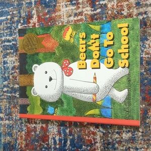 🐢Anthony Browne Bears Don't Go To School Paperback Book - Used